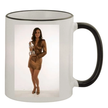 Halle Berry 11oz Colored Rim & Handle Mug