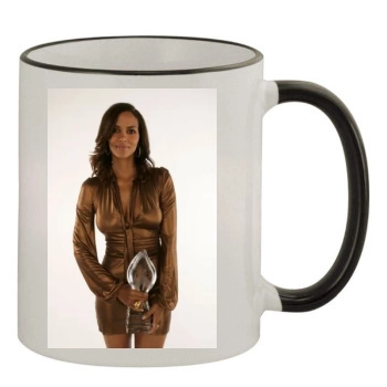 Halle Berry 11oz Colored Rim & Handle Mug