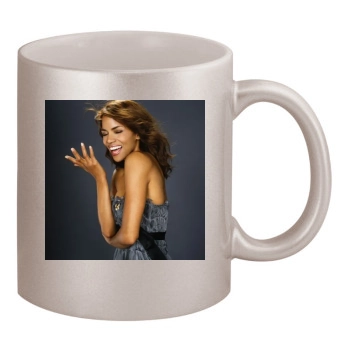 Halle Berry 11oz Metallic Silver Mug