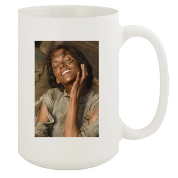 Halle Berry 15oz White Mug