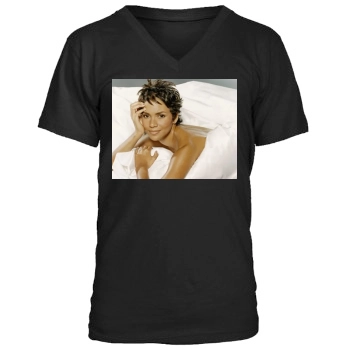 Halle Berry Men's V-Neck T-Shirt