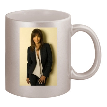 Halle Berry 11oz Metallic Silver Mug