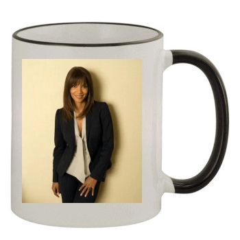 Halle Berry 11oz Colored Rim & Handle Mug