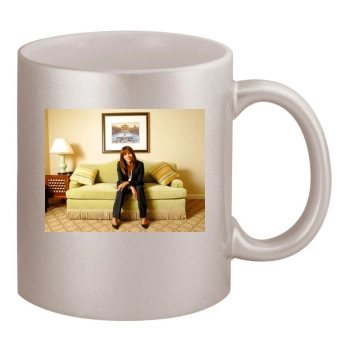 Halle Berry 11oz Metallic Silver Mug