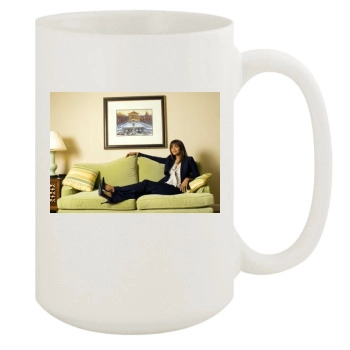 Halle Berry 15oz White Mug