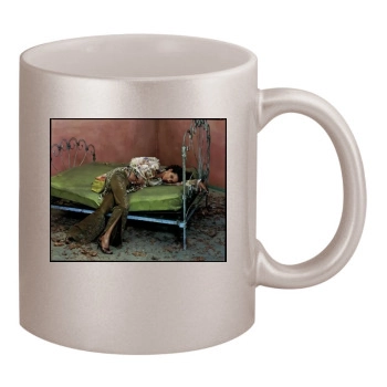 Halle Berry 11oz Metallic Silver Mug