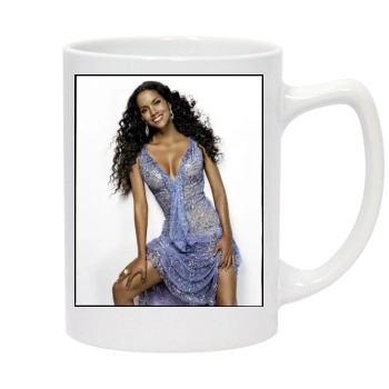 Halle Berry 14oz White Statesman Mug