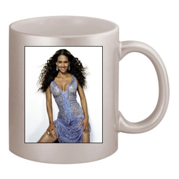 Halle Berry 11oz Metallic Silver Mug