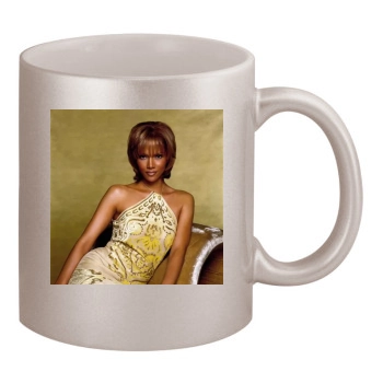 Halle Berry 11oz Metallic Silver Mug