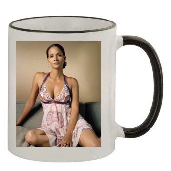 Halle Berry 11oz Colored Rim & Handle Mug