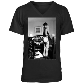 Halle Berry Men's V-Neck T-Shirt