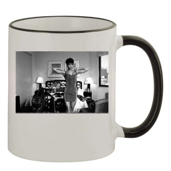 Halle Berry 11oz Colored Rim & Handle Mug