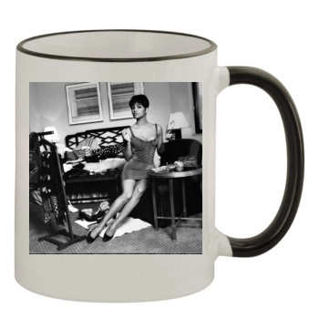 Halle Berry 11oz Colored Rim & Handle Mug