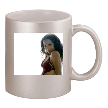 Halle Berry 11oz Metallic Silver Mug