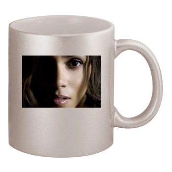 Halle Berry 11oz Metallic Silver Mug