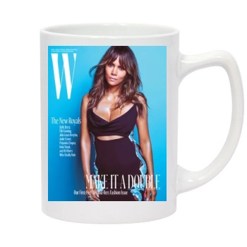 Halle Berry 14oz White Statesman Mug