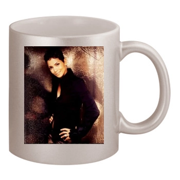 Halle Berry 11oz Metallic Silver Mug