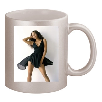 Halle Berry 11oz Metallic Silver Mug