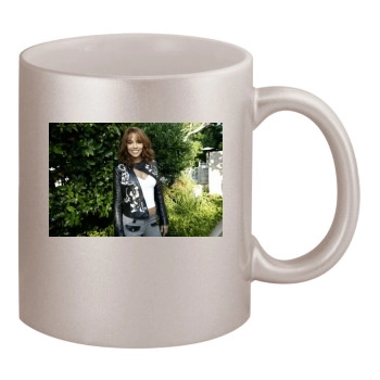 Halle Berry 11oz Metallic Silver Mug