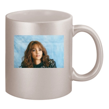 Halle Berry 11oz Metallic Silver Mug