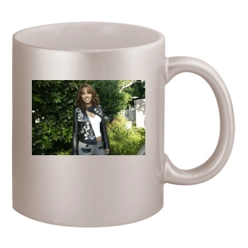 Halle Berry 11oz Metallic Silver Mug