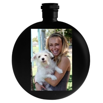 Hayden Panettiere Round Flask