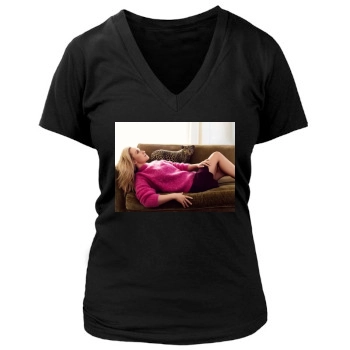 Hayden Panettiere Women's Deep V-Neck TShirt