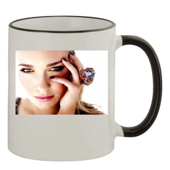 Hayden Panettiere 11oz Colored Rim & Handle Mug