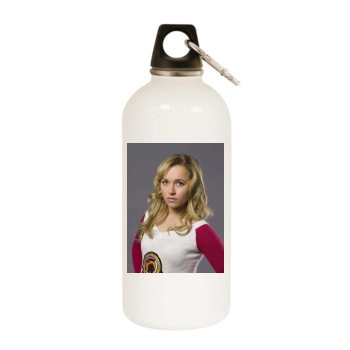 Hayden Panettiere White Water Bottle With Carabiner