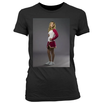 Hayden Panettiere Women's Junior Cut Crewneck T-Shirt