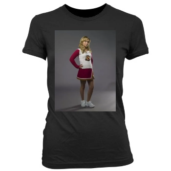 Hayden Panettiere Women's Junior Cut Crewneck T-Shirt