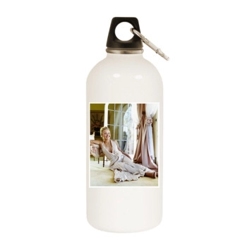 Hayden Panettiere White Water Bottle With Carabiner