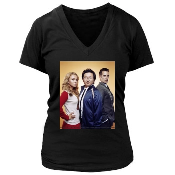 Hayden Panettiere Women's Deep V-Neck TShirt