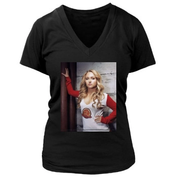 Hayden Panettiere Women's Deep V-Neck TShirt