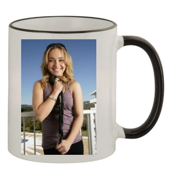 Hayden Panettiere 11oz Colored Rim & Handle Mug