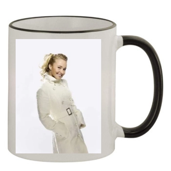 Hayden Panettiere 11oz Colored Rim & Handle Mug