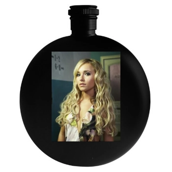 Hayden Panettiere Round Flask