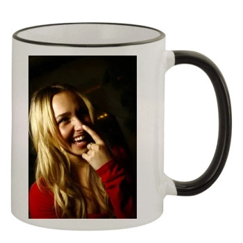 Hayden Panettiere 11oz Colored Rim & Handle Mug