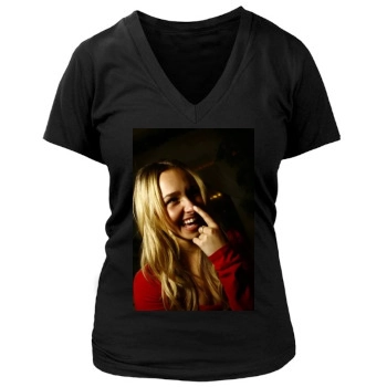 Hayden Panettiere Women's Deep V-Neck TShirt