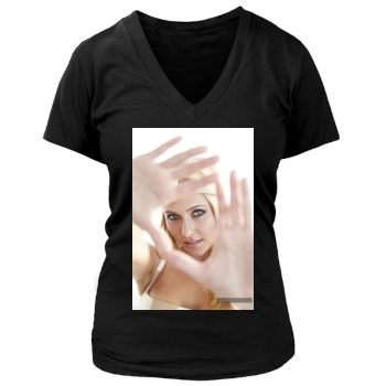 Hayden Panettiere Women's Deep V-Neck TShirt