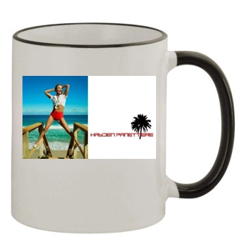 Hayden Panettiere 11oz Colored Rim & Handle Mug