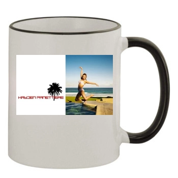 Hayden Panettiere 11oz Colored Rim & Handle Mug