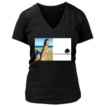 Hayden Panettiere Women's Deep V-Neck TShirt