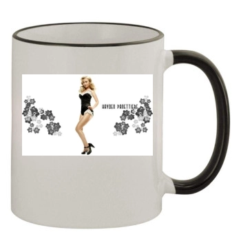 Hayden Panettiere 11oz Colored Rim & Handle Mug