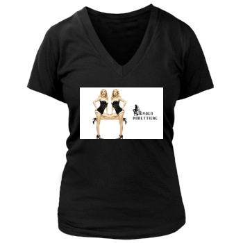 Hayden Panettiere Women's Deep V-Neck TShirt