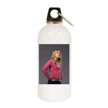 Hayden Panettiere White Water Bottle With Carabiner