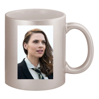 Hayley Atwell 11oz Metallic Silver Mug