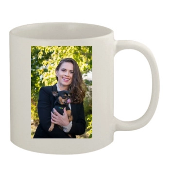 Hayley Atwell 11oz White Mug