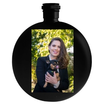 Hayley Atwell Round Flask