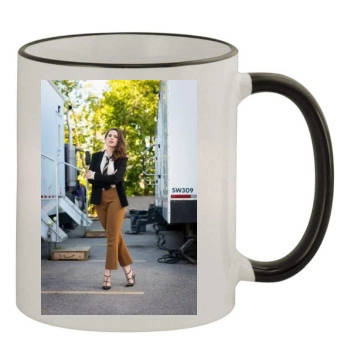 Hayley Atwell 11oz Colored Rim & Handle Mug